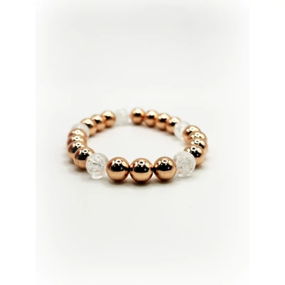 Lélekhangoló karkötő - Rosegold