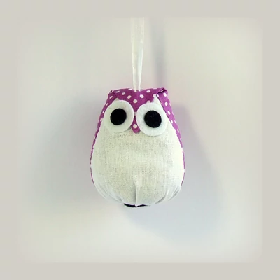 Bagoly (sötét lila pöttyös)
