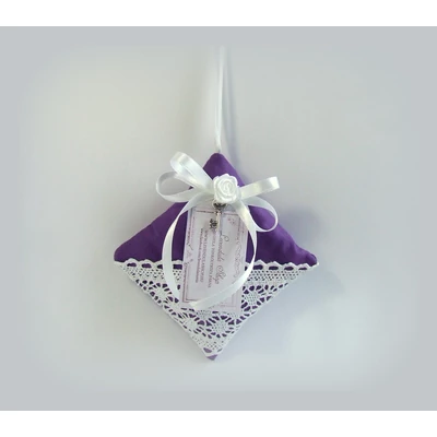 Vintage párna - sötét lila