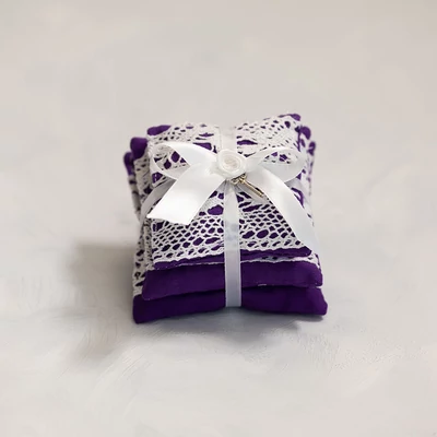 Vintage párna csomag - sötét lila