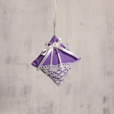 Vintage párna - világos lila