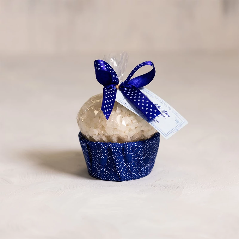 Szőlőmagolajos fürdősó muffin